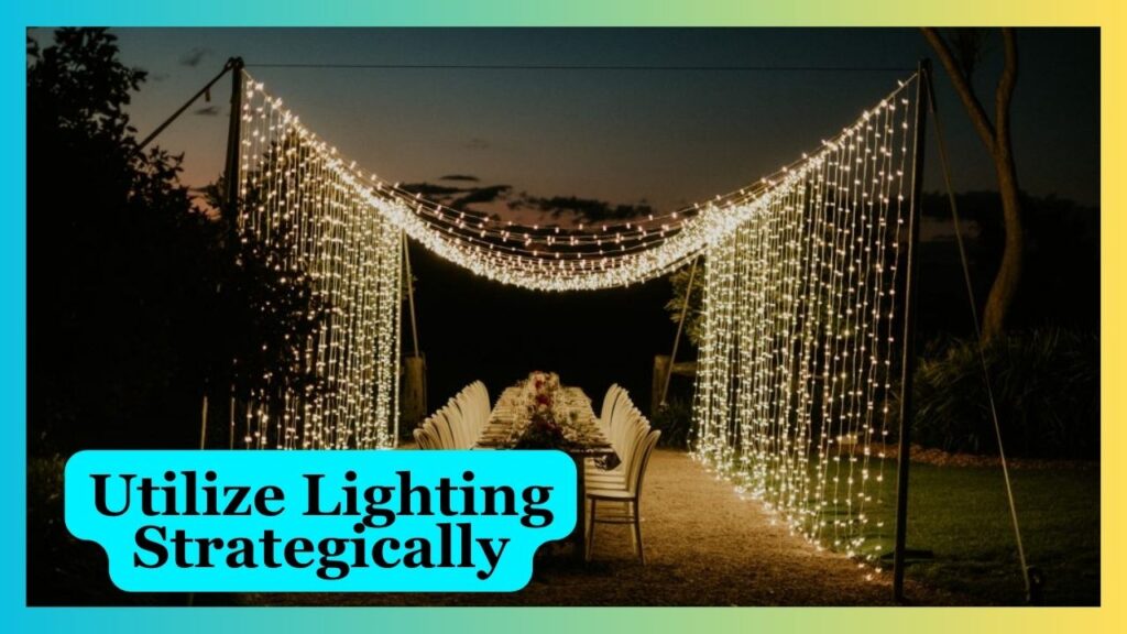 Utilize Lighting Strategically